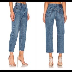 Levi’s altered straight jeans